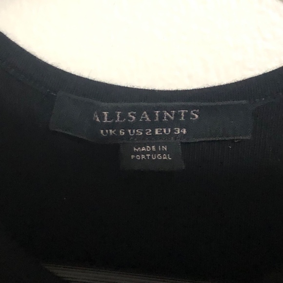 ALLSAINTS ribbed tank bodysuit - Picture 2 of 4